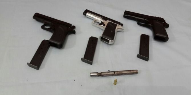 Rize’de Kalem Tabanca Ele Geçirildi