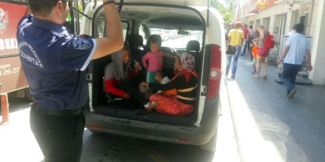 Manavgat’ta Dilenci Operasyonu