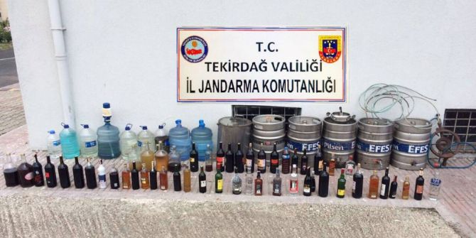 Bin 650 Litre Sahte İçki Yakalandı