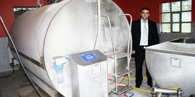 Süt Birliğinden Süt Tankı Ve Jeneratör Desteği