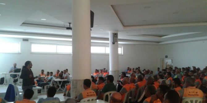 Didim’de Temizlik İşleri Çalışanlarına Eğitim Verildi