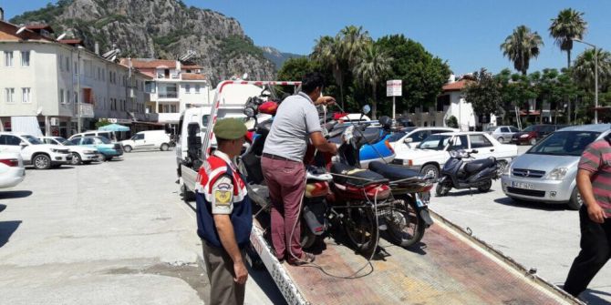 Ortaca’da Jandarmadan Motosiklet Uygulaması