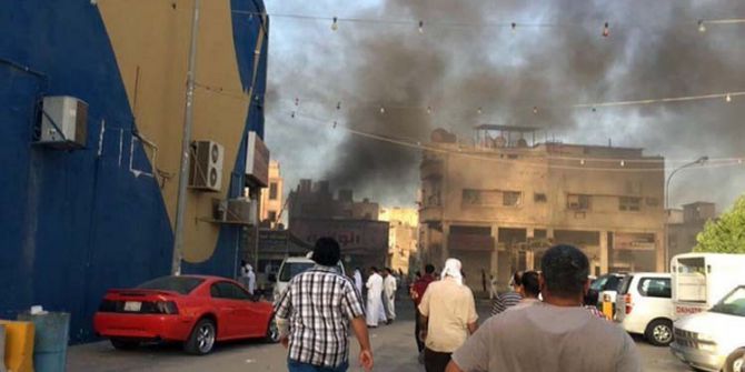 Suudi Arabistan’da Patlama