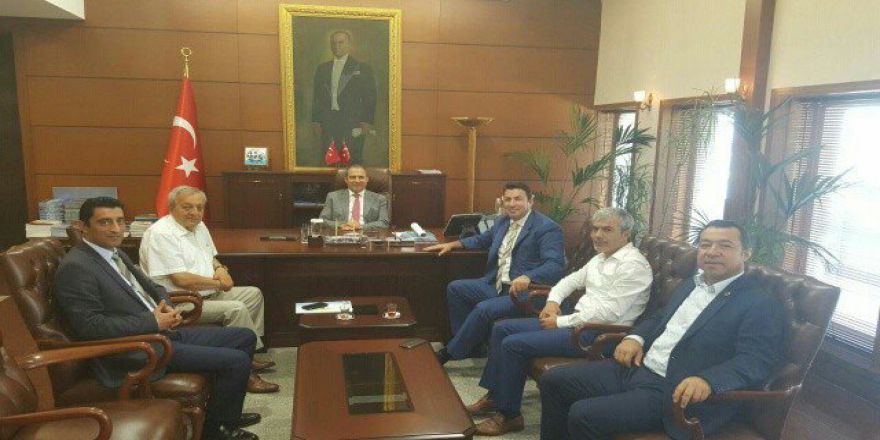 Ak Partililer, Vali Ali Kaban’ı Ziyaret Etti