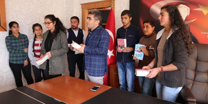 Kaymakam Çetin Türkiye Birincilerini Kabul Etti