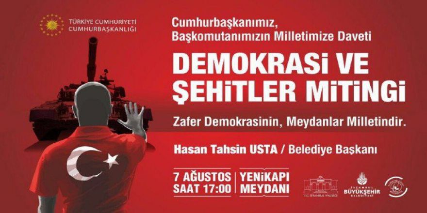 Başkan Usta: "Demokrasi Ve Şehitler Mitingi’ne Katılarak Tek Yürek Olalım"