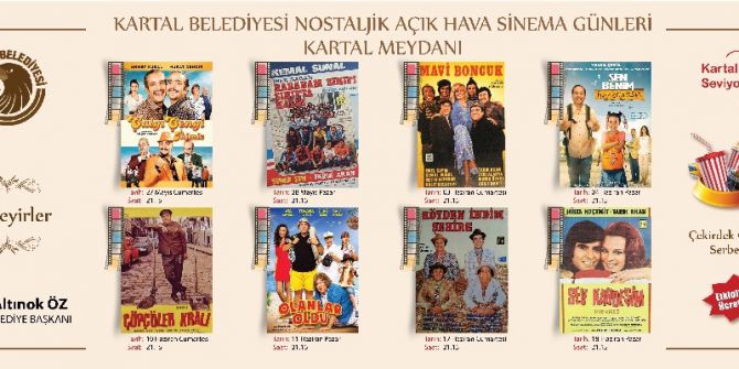 Kartal’da Ramazan Ayı Boyunca Açık Hava Sineması Nostaljisi