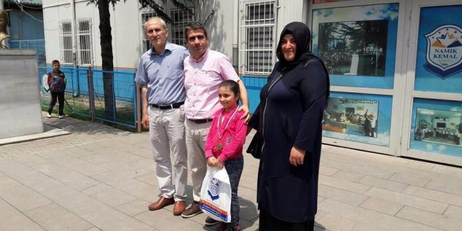 Minik Öğrencinin Başarısı