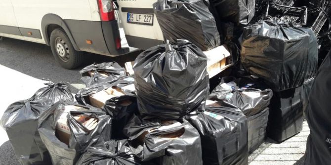 Sebze Kasalarından Kaçak Sigara Çıktı