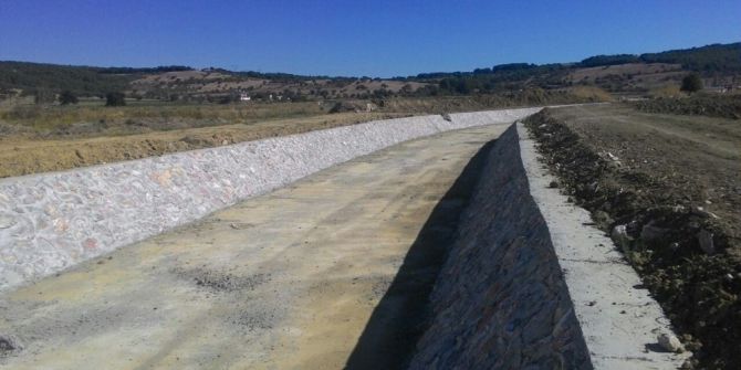 Çanakkale Eceabat Kilye Deresi Taşkın Kontrol İnşaatı Tamamlandı