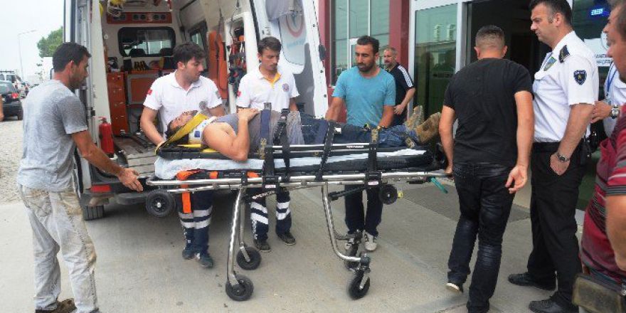 İnşaattan Düşen İşçi Yaralandı