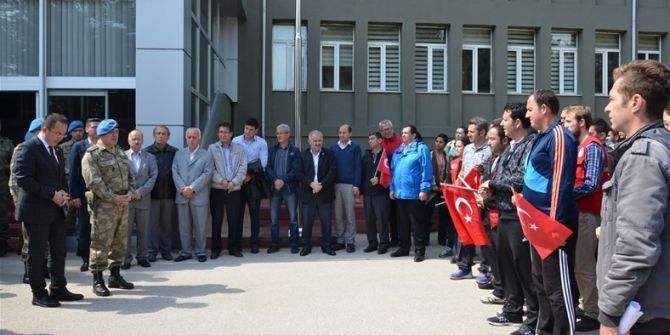 Öğrencilerden Komando Tugayı’na Taziye Ziyareti