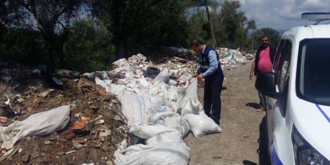 Niksar’da Çevreyi Kirletenlere Para Cezası