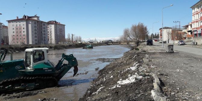 Ağrı’da Derelerdeki Taşkın Riski Azaltılıyor