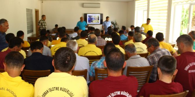 Orman İtfaiyecileri Eğitime Alındı