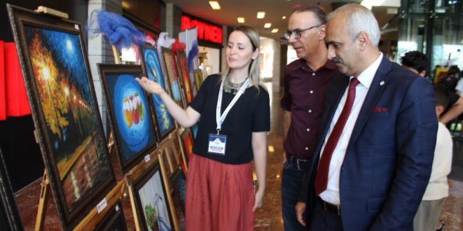 Öğrencilerin Eserleri Görücüye Çıktı