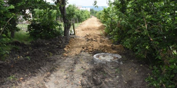 Konuralpte Alt Yapı Çalışmalarına Başlandı