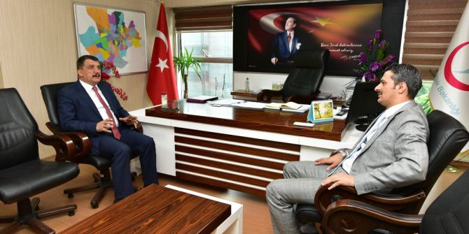 Başkan Gürkan, İl Sağlık Müdürü Duran İle İstişarelerde Bulundu