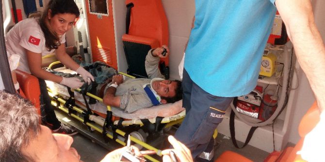 5 Kişinin Yaralandığı Kaza Güvenlik Kameralarına Yansıdı