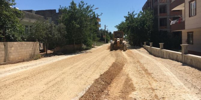 Kayalık Mahallesinde Asfalt Öncesi Hazırlık Çalışmaları