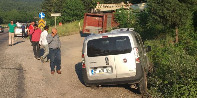 Zonguldak’ta Trafik Kazası 1 Yaralı