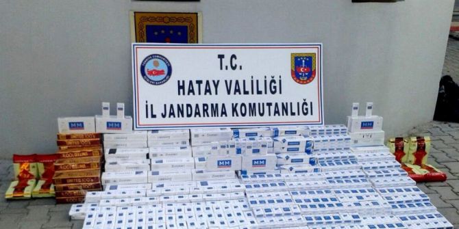 Erzin’de 6 Bin 160 Paket Kaçak Sigara Ele Geçirildi