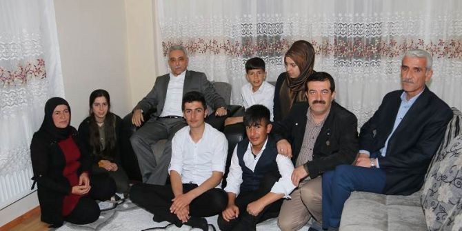 Vali Toprak Şehit Ailesiyle İftar Yaptı