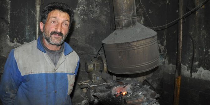 Demirci Ustasının Ramazan’da Sıcakla İmtihanı