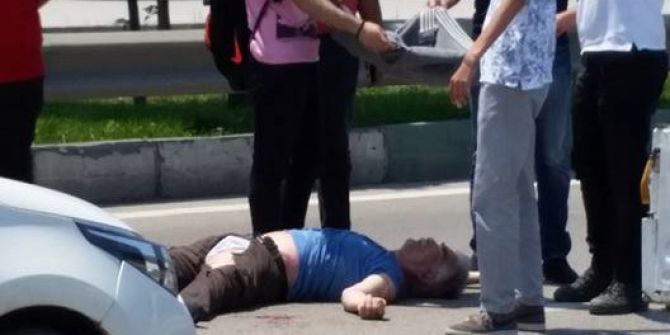 Kırmızı Işıkta Geçtiği İddia Edilen Sürücü Bisiklete Çarptı