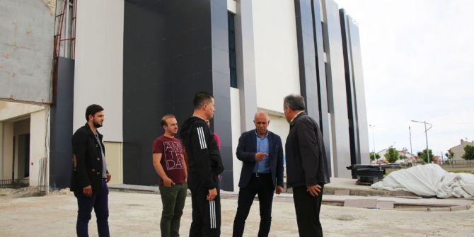 Başkan Çalışkan, Fuar Ve Kongre Merkezi İnşaatını İnceledi