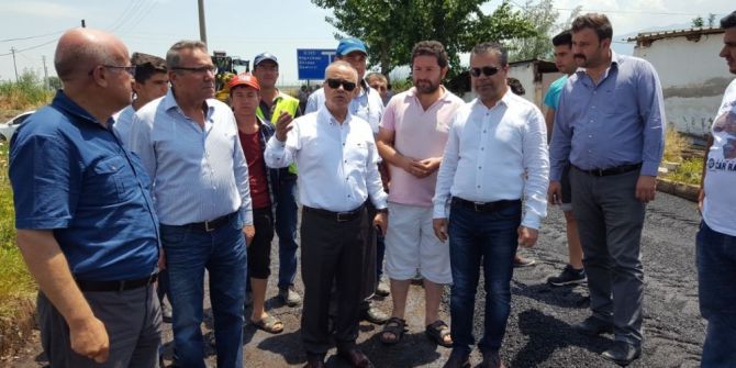 Başkan Kayda, Taytan’daki Asfalt Çalışmalarını İnceledi