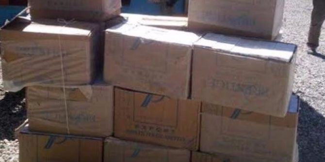 Başkale’de 39 Bin Paket Kaçak Sigara Ele Geçirildi.