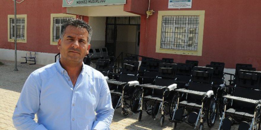 Cizre’de Engellilere Tekerlekli Sandalye Desteği