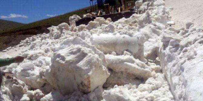 Haziran Ayında Karla Mücadele Çalışması