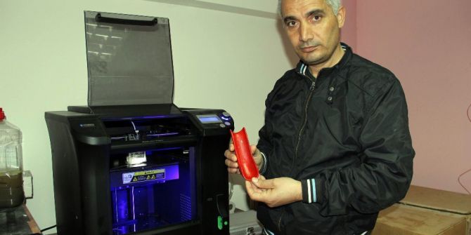 3d Yazıcı İle Hayvanlar İçin Protez Bacak Üretti