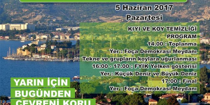 Foça’da Çevre Temizliği Etkinliği