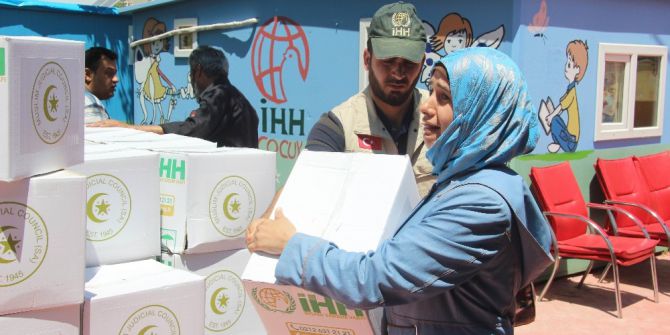 Kilis’teki Filistinlilere Ramazan Yardımı