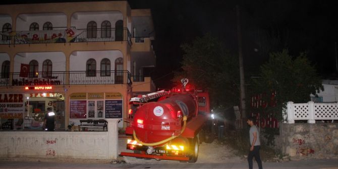 Manavgat’ta Ev Yangını