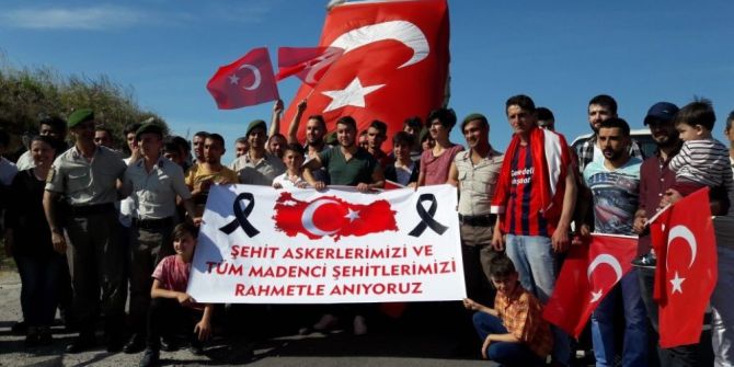 Mahalleliden Jandarmaya Moral Ziyareti