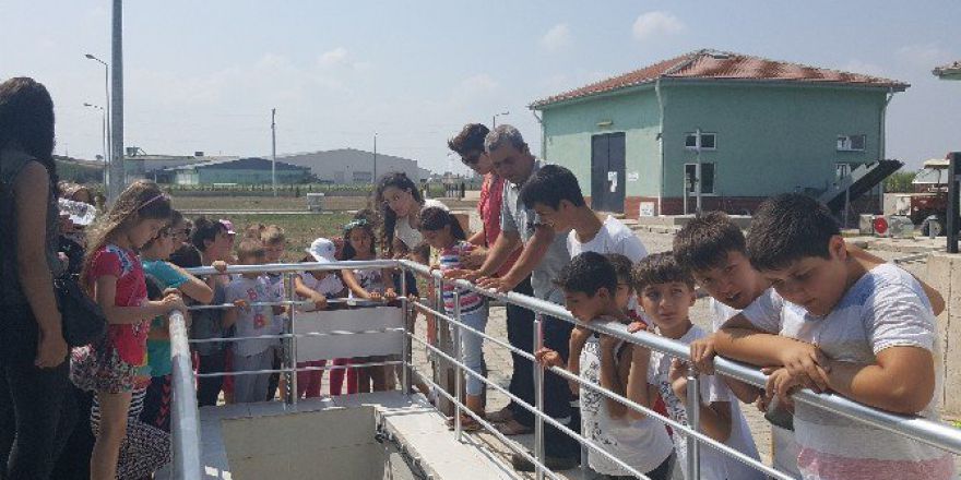 Yaz Okulu Öğrencileri Atıksu Arıtma Tesisi’nde