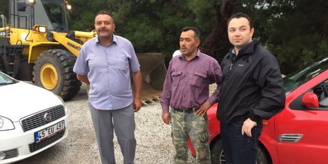 Yağışlar Nedeniyle Zarar Gören Yollara Bakım