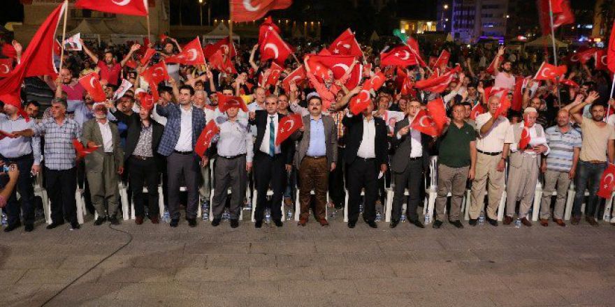 Demokrasi Nöbetinin 22’nci Gecesinde De Rabia Meydanı Doldu