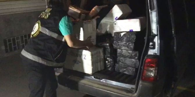Kahramanmaraş’ta 17 Bin Paket Kaçak Sigara Ele Geçirildi