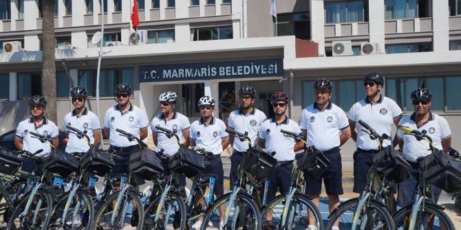 Marmaris Zabıtası Motosikletten Bisiklete Geçti