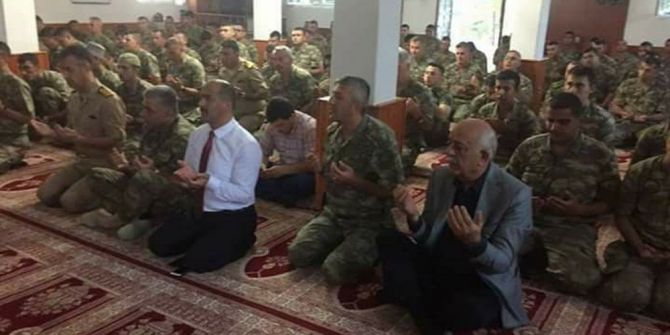 Şehit Teğmen Ahmet Tor Kışlası’nda Şehitler İçin Mevlit Okutuldu