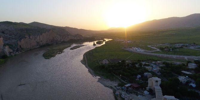 Hasankeyf’te Muhteşem Günbatımı