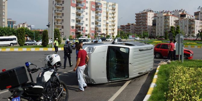 Aydın’da Kaza Ucuz Atlatıldı