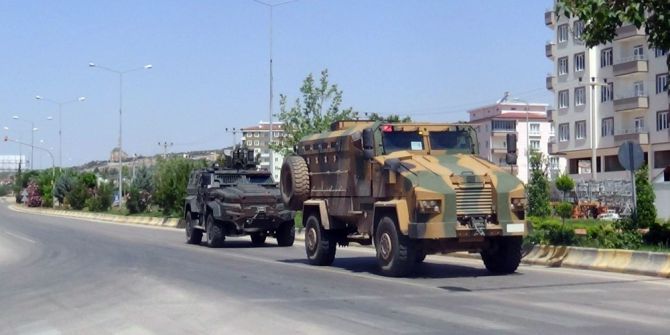 Kilis’te Zırhlı Araç Yoğunluğu