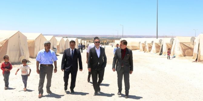 Müsteşar Yardımcısı Karabay, Mülteci Kampında