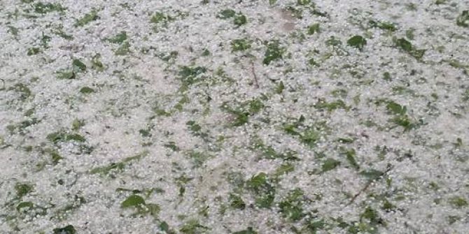 Gölpazarı’nı Dolu Vurdu